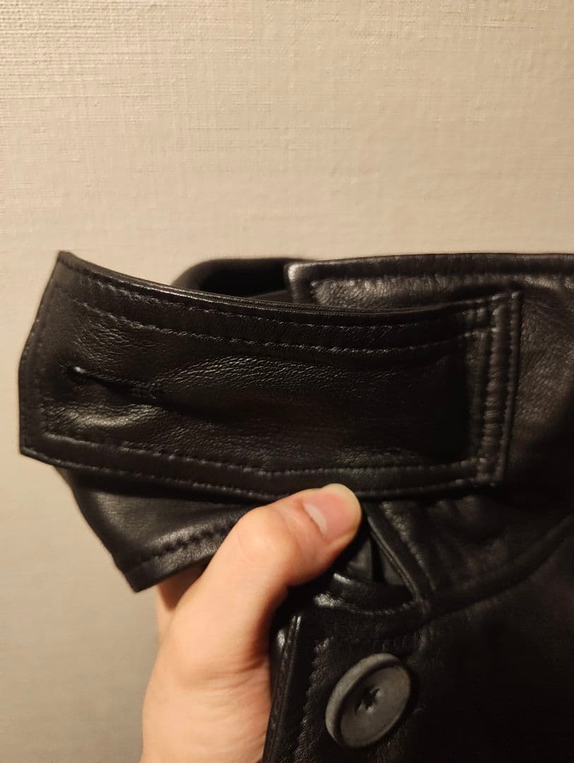 【訳アリ】メゾンスペシャル レザーカーコート 25AW サイズ1