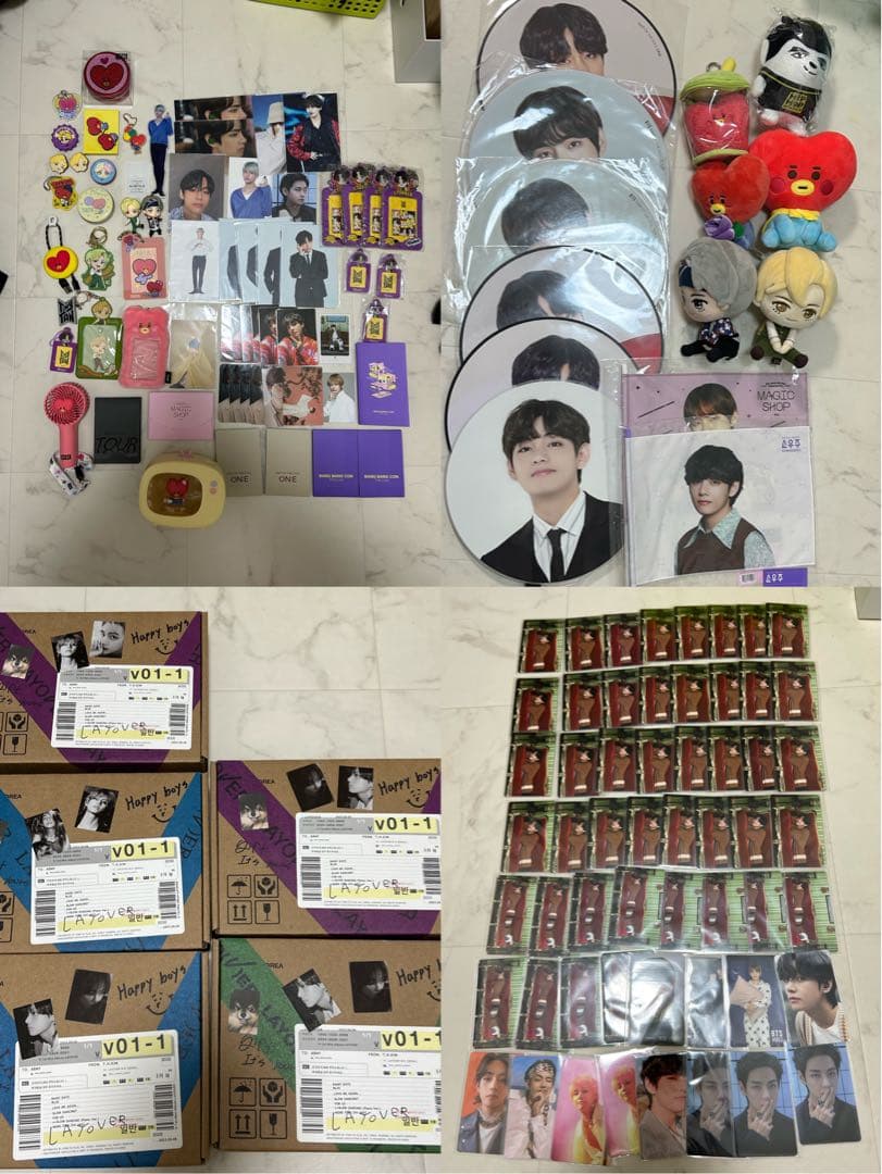 BTSテテグッズ うちわ アルバム CD トレカまとめ売り