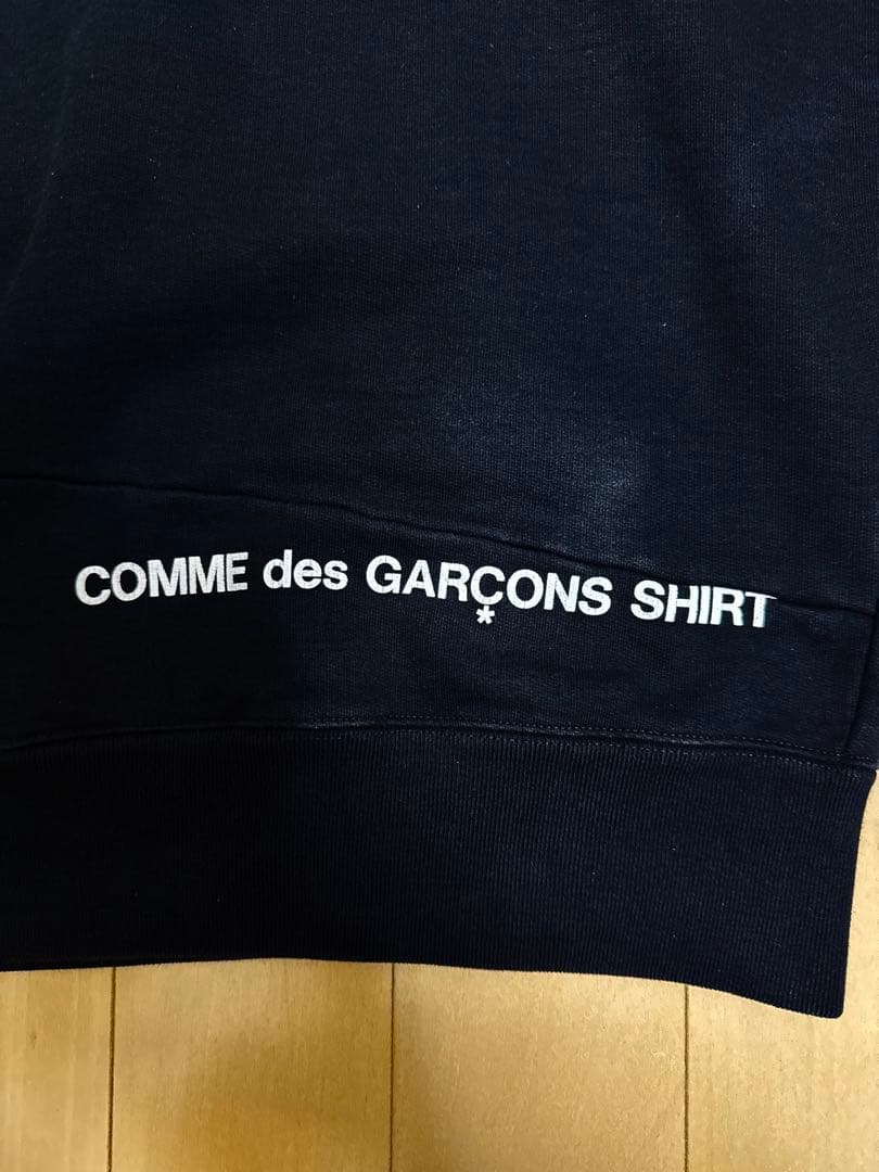 レア SUPREME COMME des GARCONS パーカー 黒 M