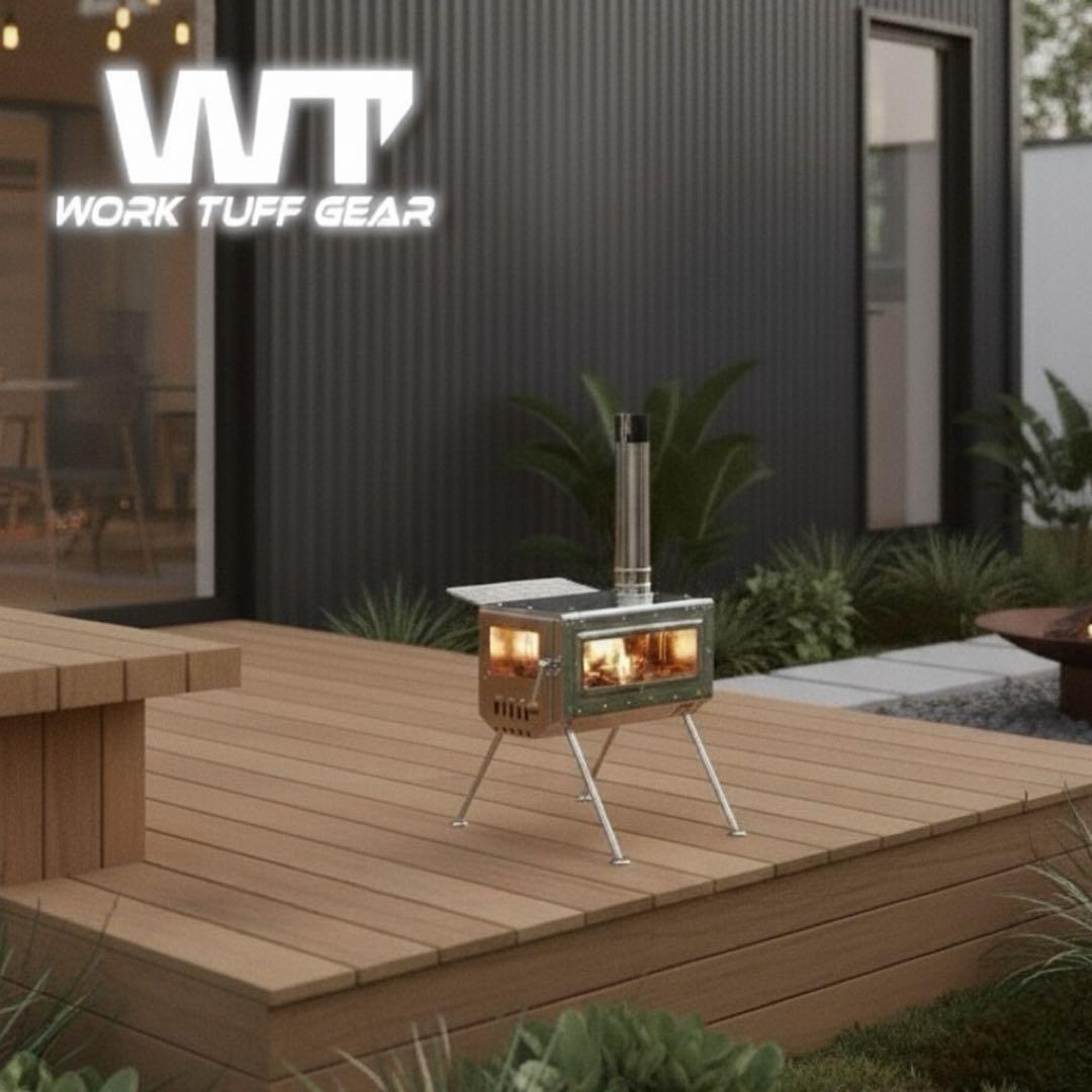 新品 WORK TUFF STOVE 380 BBQ薪ストーブ 暖炉 調理 煙突