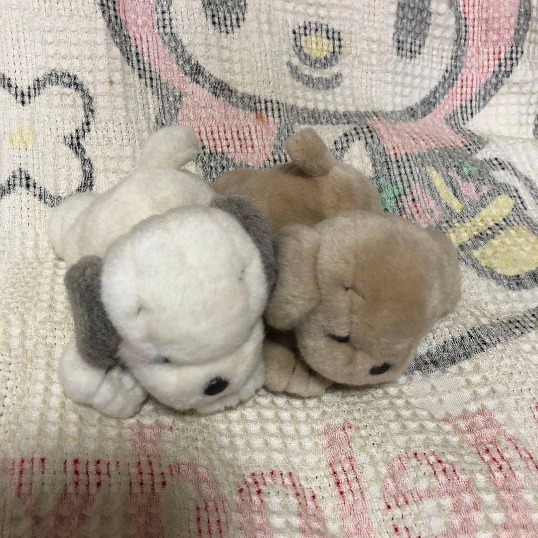 オリエンタルトーイ　うめ吉　寝そべりポーズ 18cm　くたくたぬいぐるみ　2コ