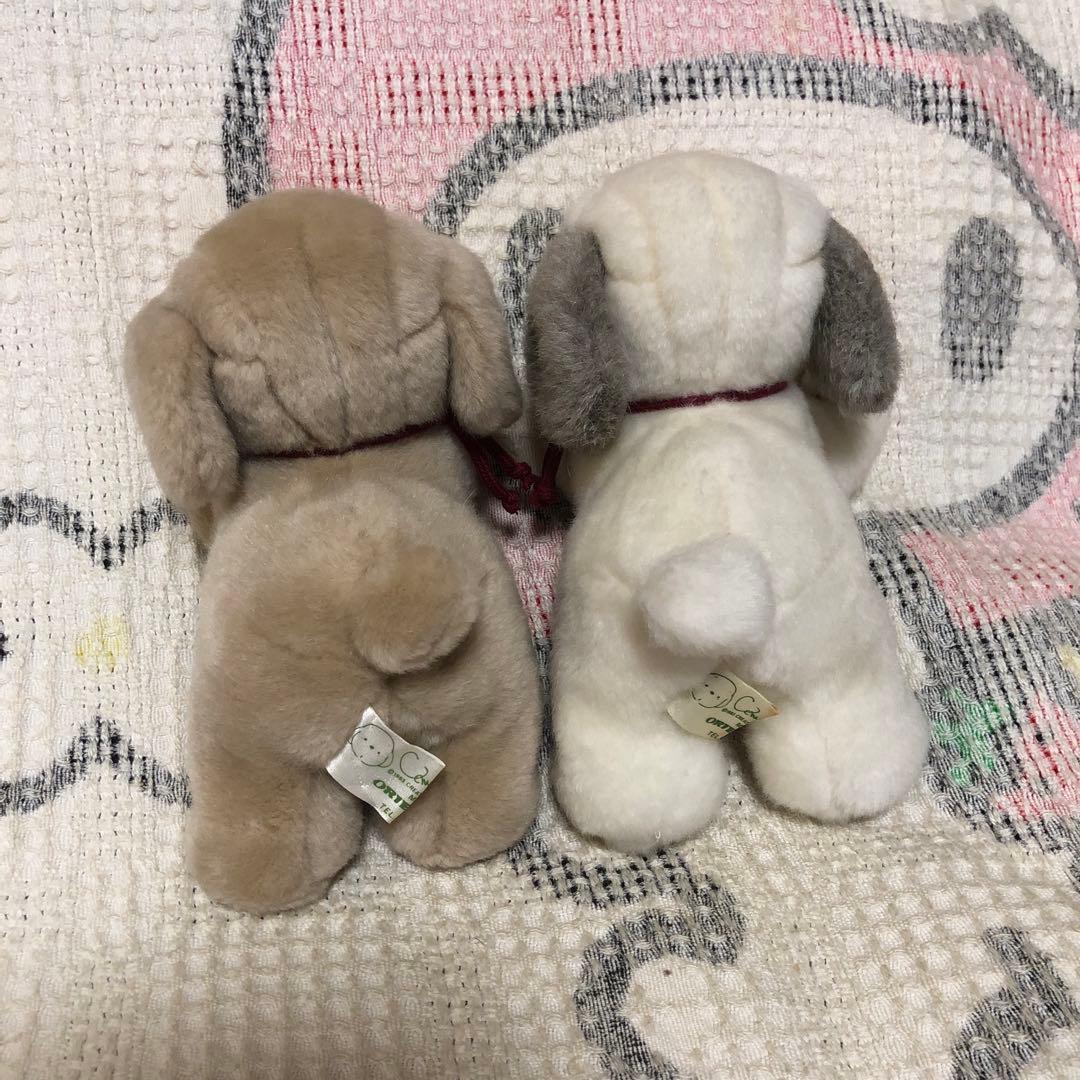 オリエンタルトーイ　うめ吉　寝そべりポーズ 18cm　くたくたぬいぐるみ　2コ