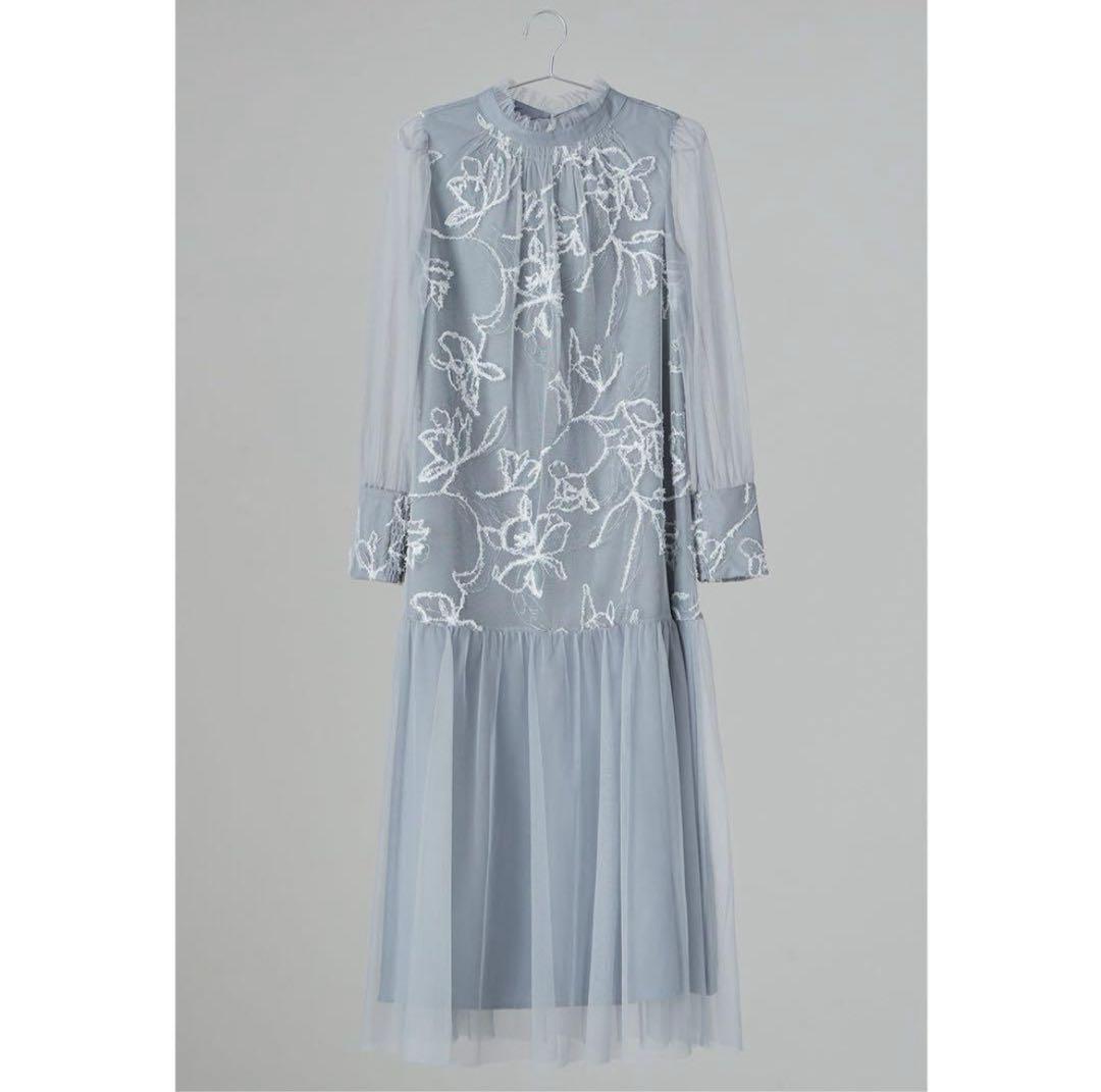 8★新品タグ付き★ドリードール　フェザーフラワーチュールドレス　M