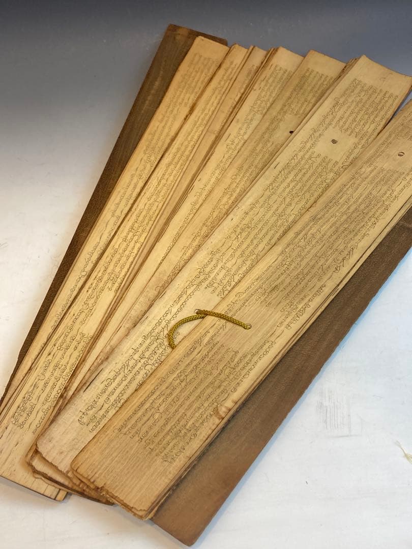 貝葉経 サンスクリット経典古文書 古写本 仏教経典 歴史資料