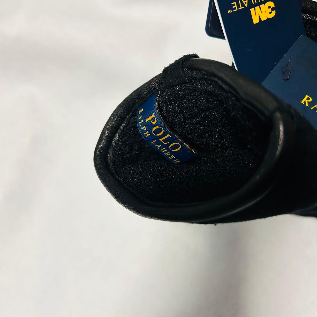 ポロラルフローレン 天然革 グローブ 手袋 やぎ革 ウール ポロベア