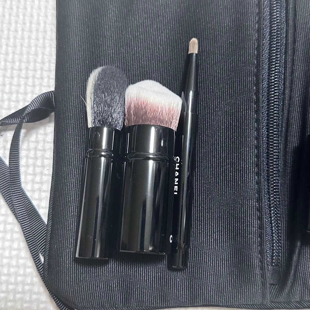 【新品】CHANEL メイクブラシセット 3点 ミラー
