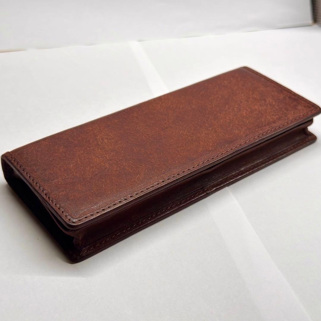 sot boxペンケース プエブロレザー ダークブラウン