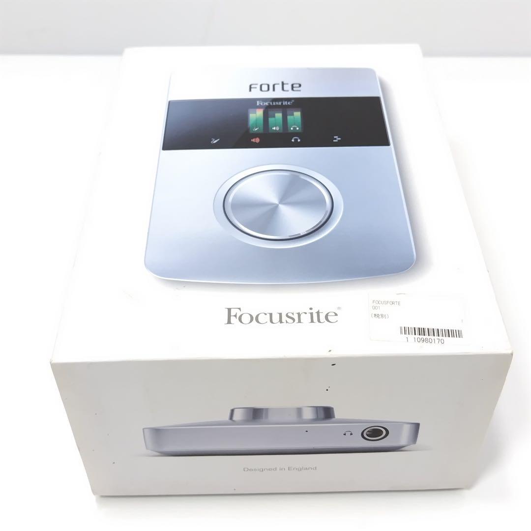 【未使用品】 focusrite forte オーディオインターフェイス