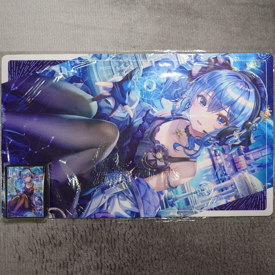 α1 ホロライブ 光&肩&ヘッドセット 星街すいせい スリーブ&プレイマット