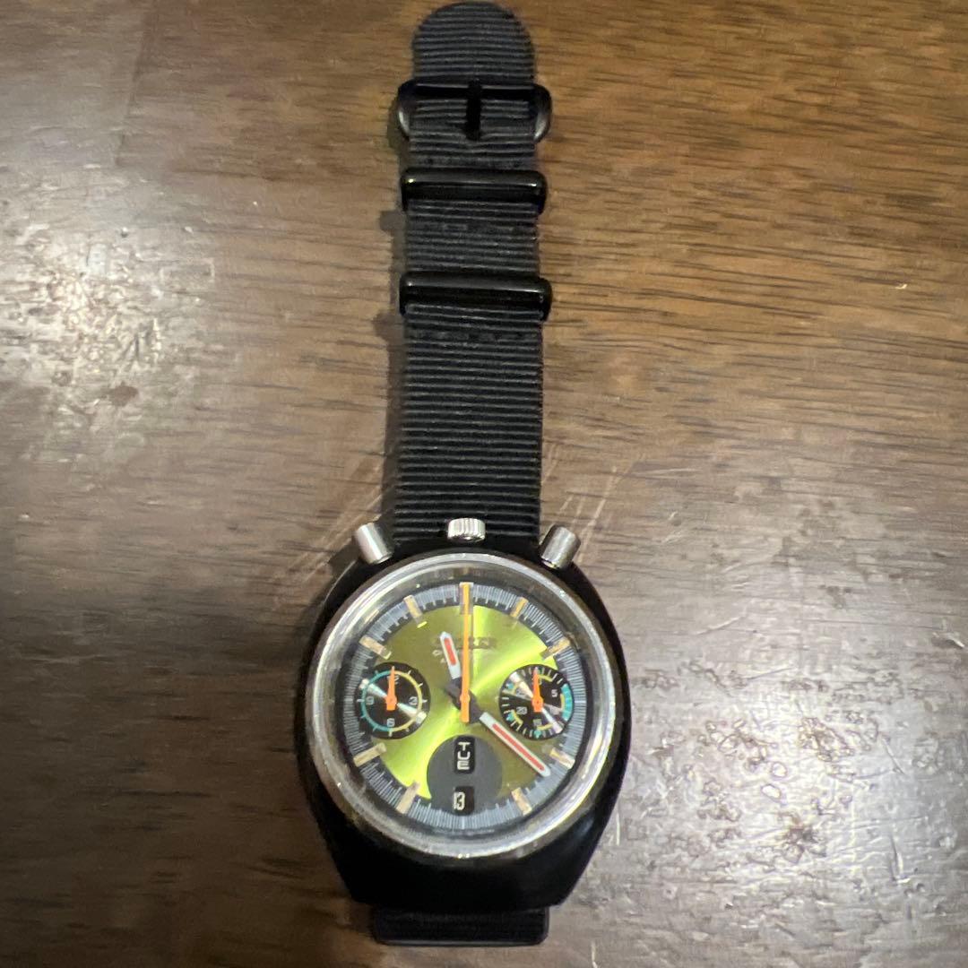 Citizen チャレンジタイマー自動巻き クロノグラフ 時計