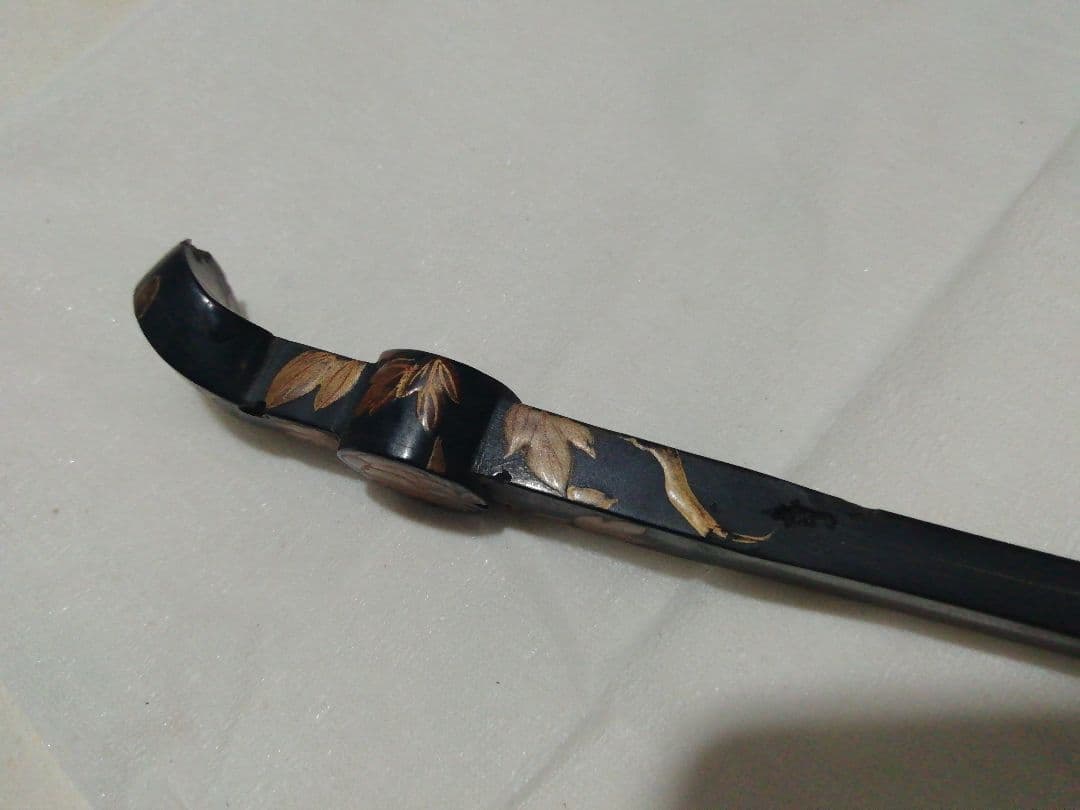 ♪蒔絵こうがい　かんざし　江戸　少々いたみが