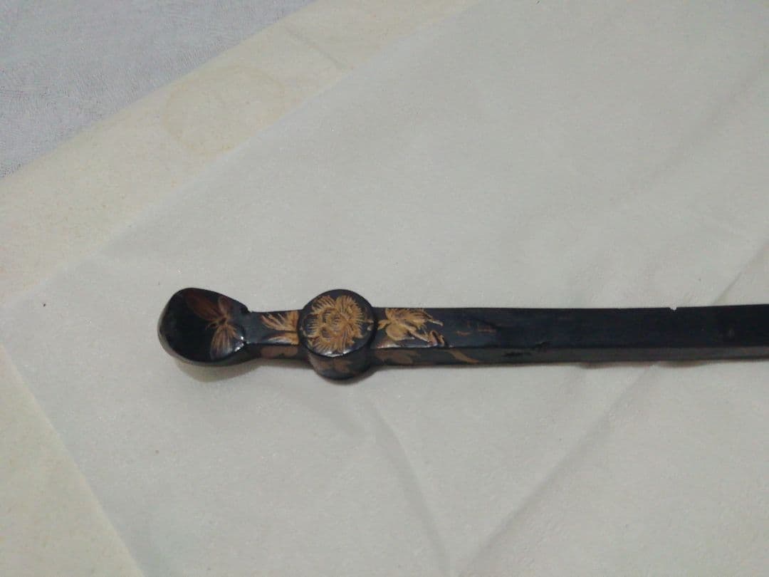 ♪蒔絵こうがい　かんざし　江戸　少々いたみが