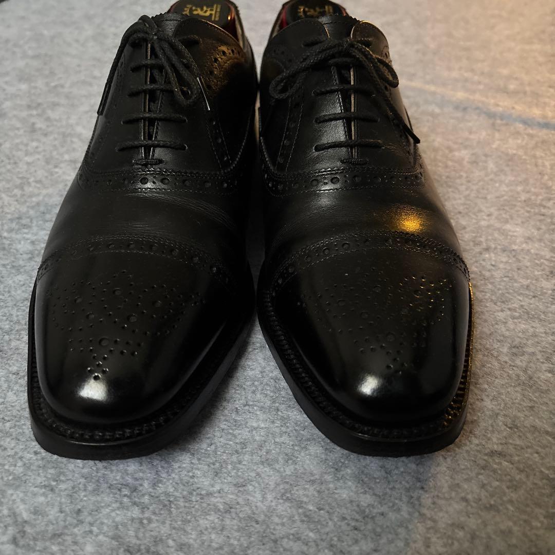 【美品】スコッチグレイン　インペリアルⅢ　ブラック　25cm