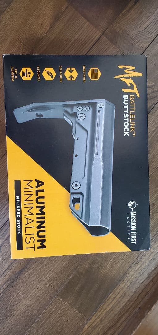 【実物】MFT BUTTSTOCK バットストック アルミニウム ミニマリスト