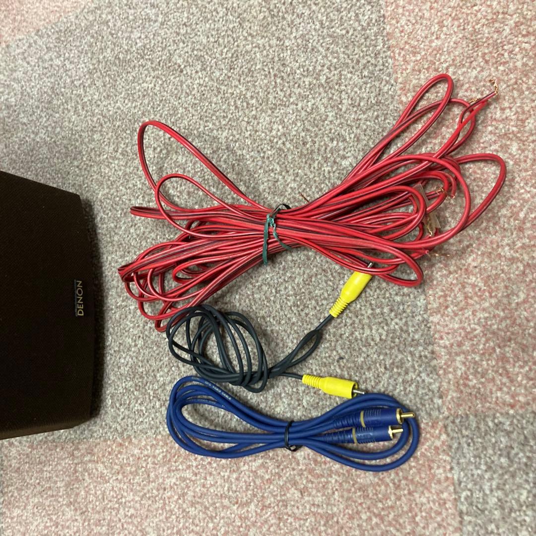 【動作確認済】DENON DSW-33 サブウーファー ブラウン