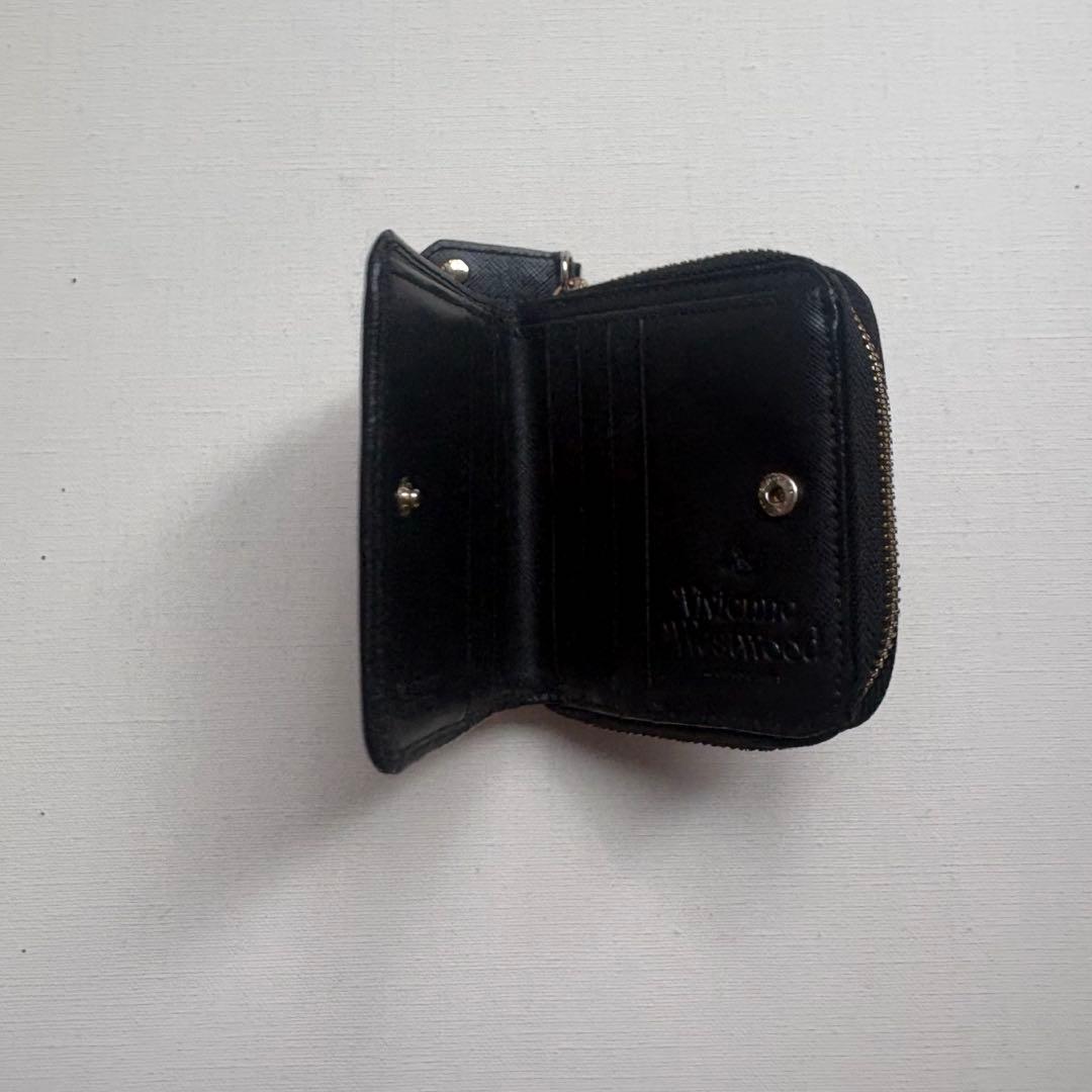 美品　Vivienne Westwood ブラック　二つ折り財布