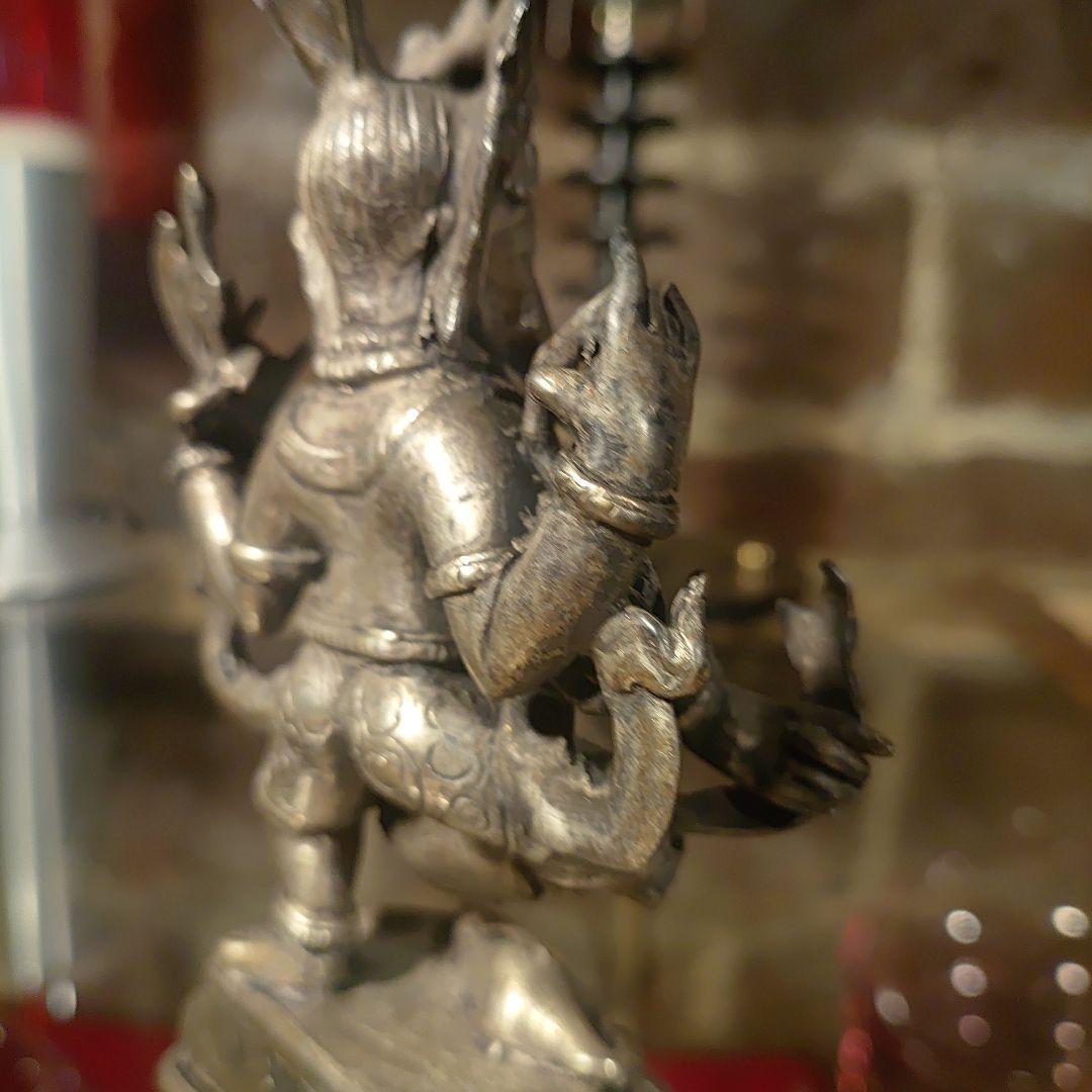 ガネーシャ チベット仏　仏教美術　アンティーク　470ｇ