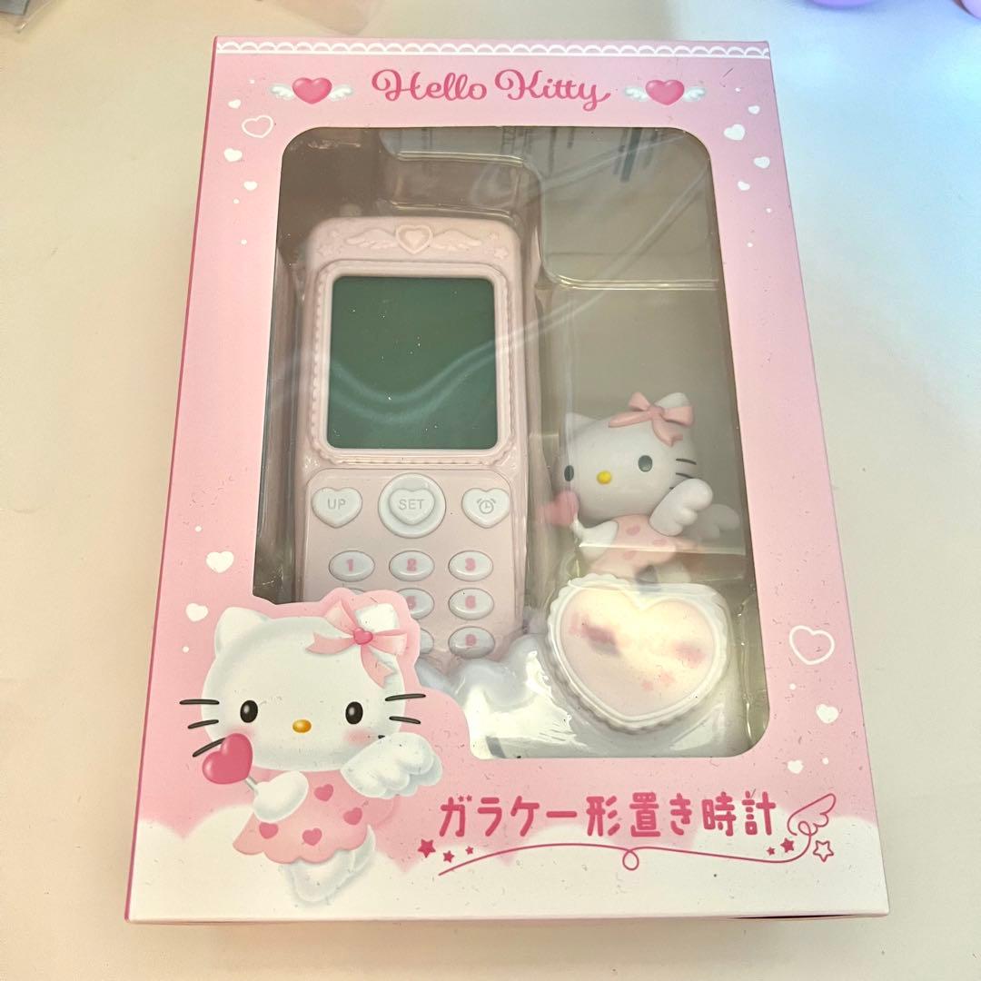 サ*₎様 新品 レア 完売商品 サンリオ ハローキティ ガラケー形置き時計