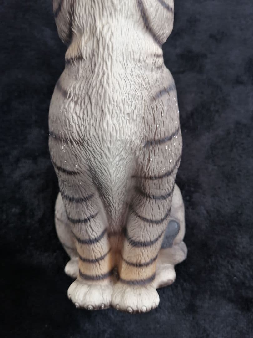 イタリア製ドマン　猫の置物 2体セット　希少レア　DEMAIN HK　見上げる猫