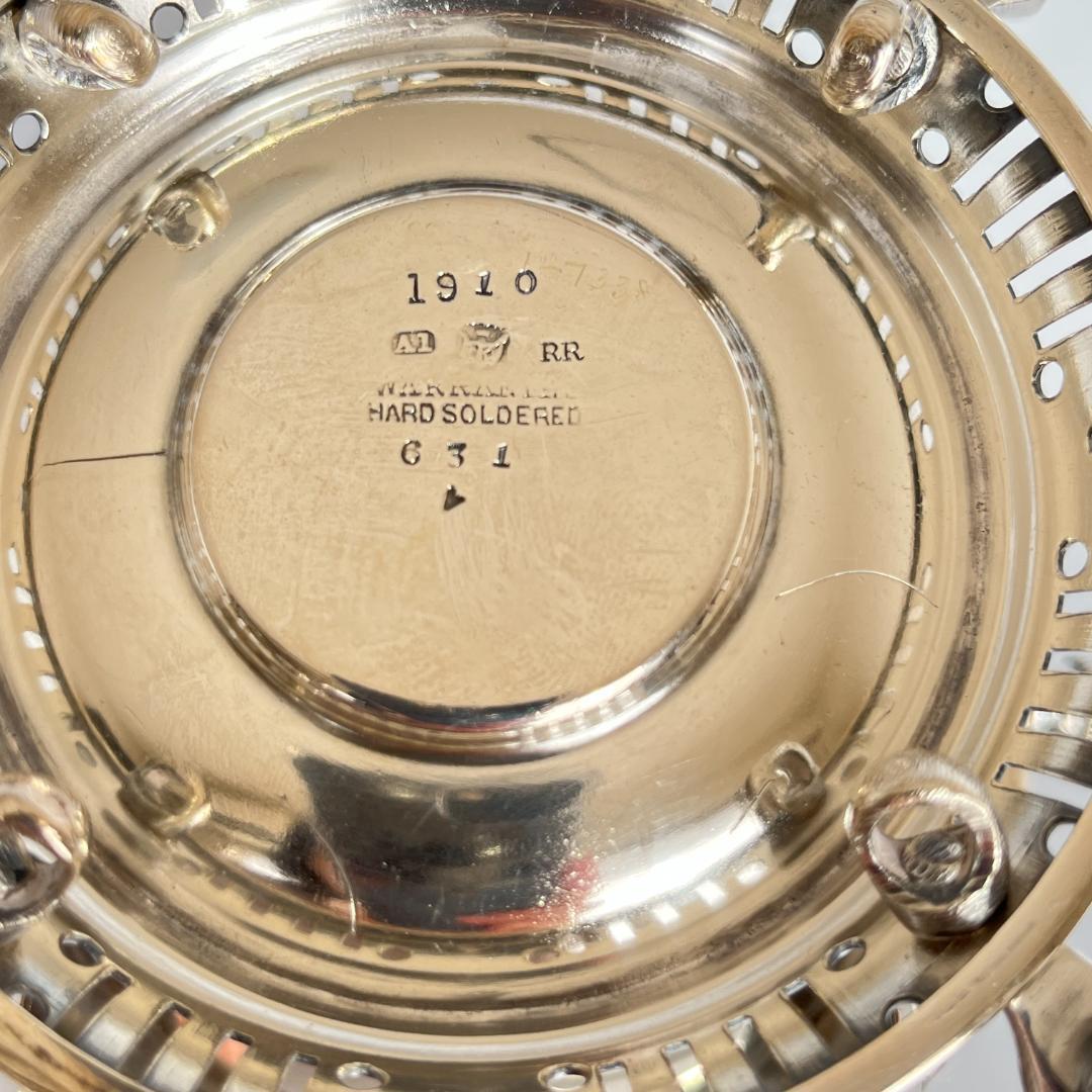 【英国 】ロールトップのエッグコドラー【シルバープレート】ライナー