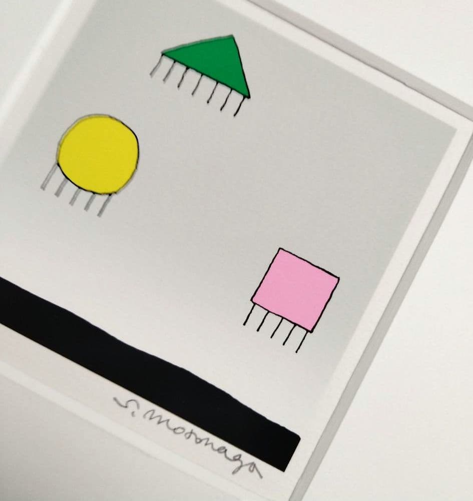 ☆ 元永定正 シルクスクリーン 版画