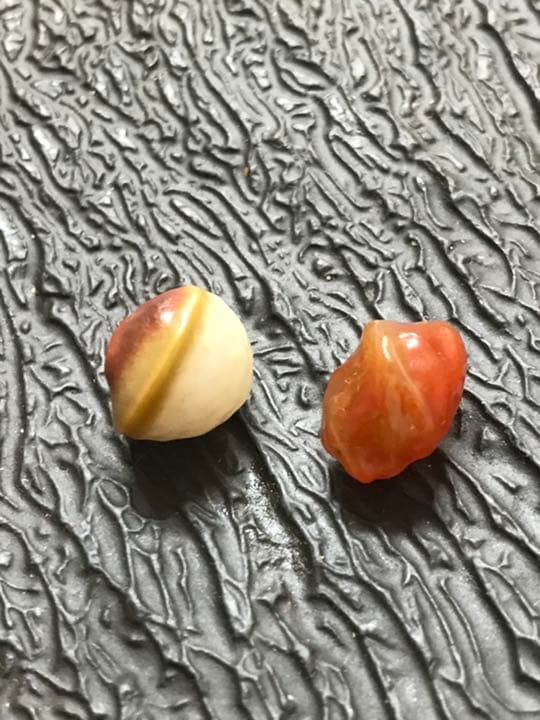 ゴビ石−574 ゴビ瑪瑙　原石　地表　血脈