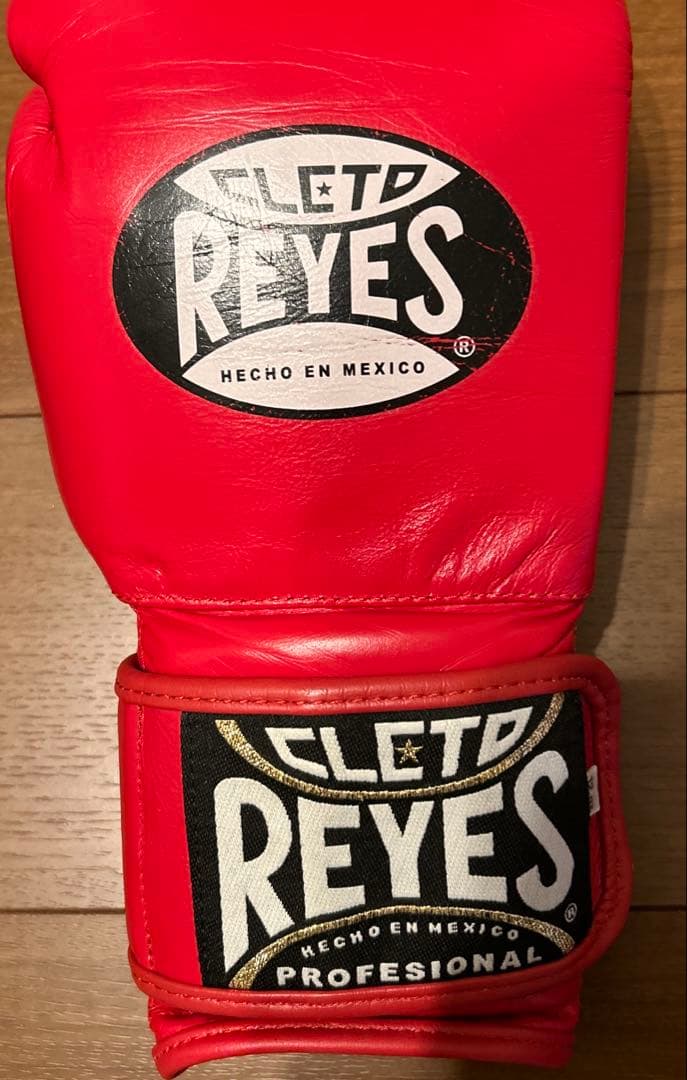 【美品】REYES 12oz　グローブ　レッド　赤