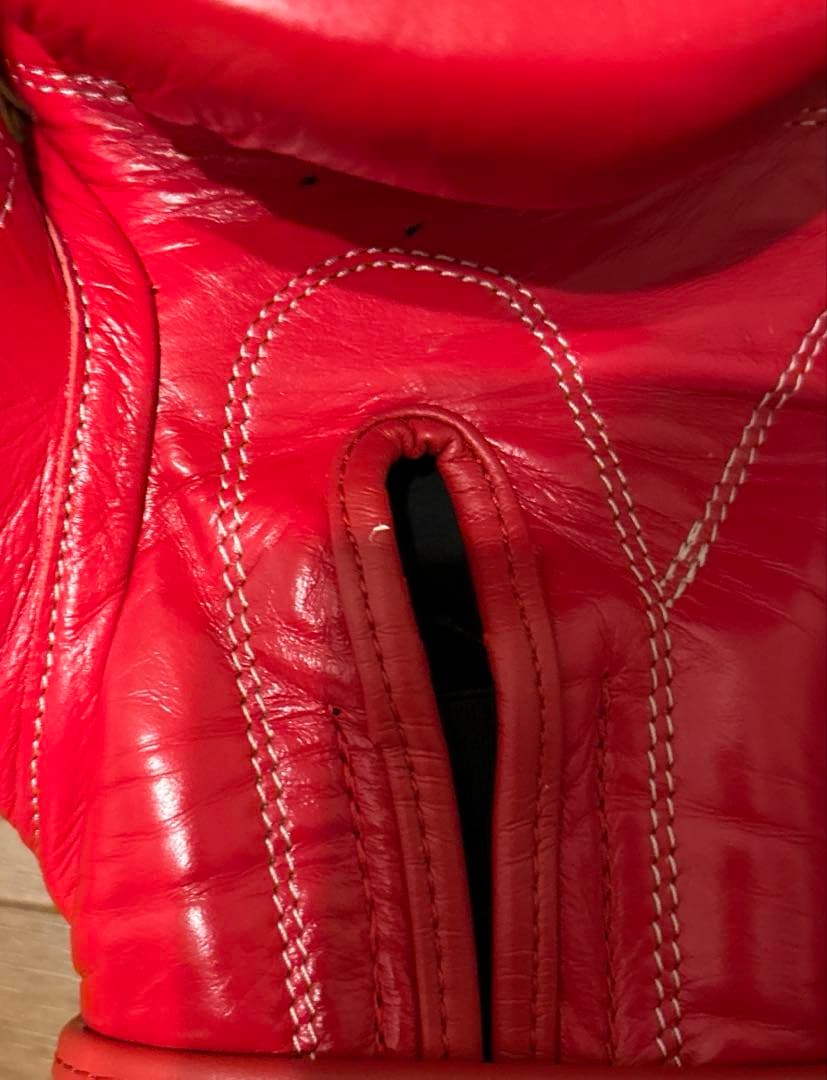 【美品】REYES 12oz　グローブ　レッド　赤