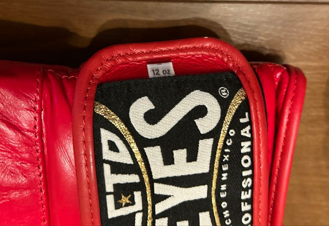 【美品】REYES 12oz　グローブ　レッド　赤