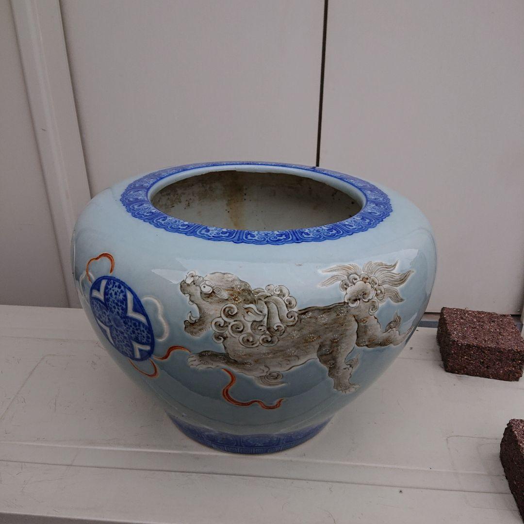 古伊万里染付、獅子印