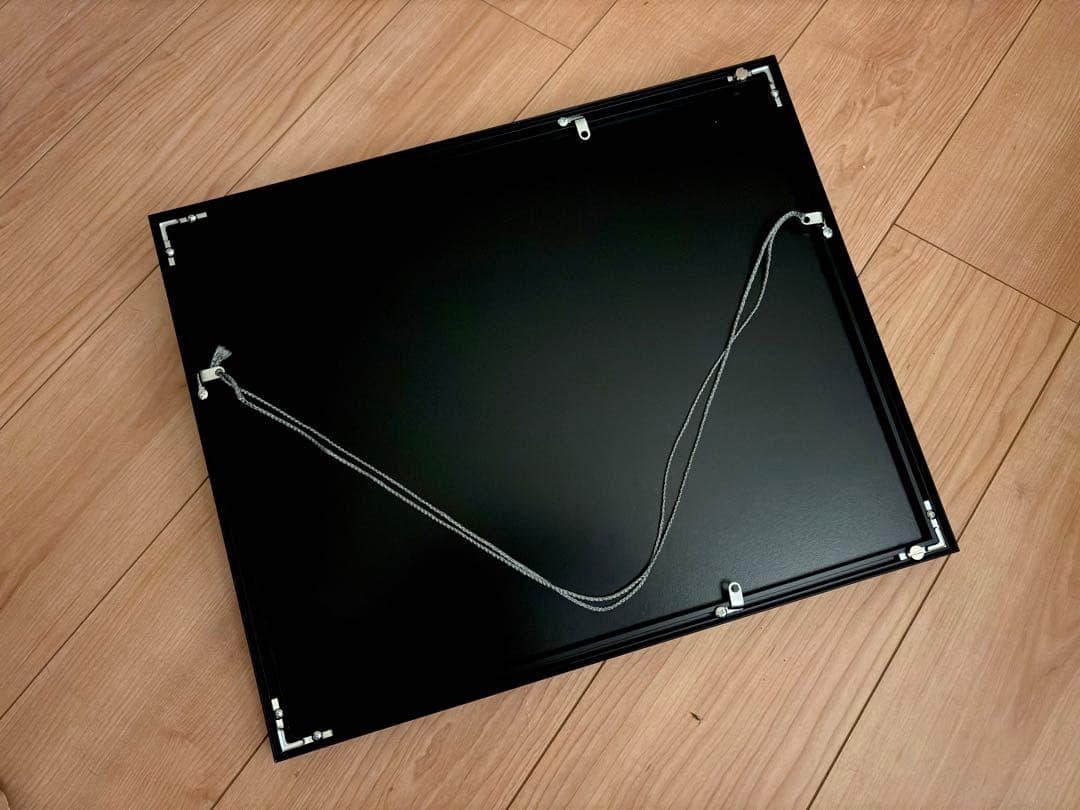 写真用額縁  DNP ギャラリーⅡ A4 ブラック　5枚セット1