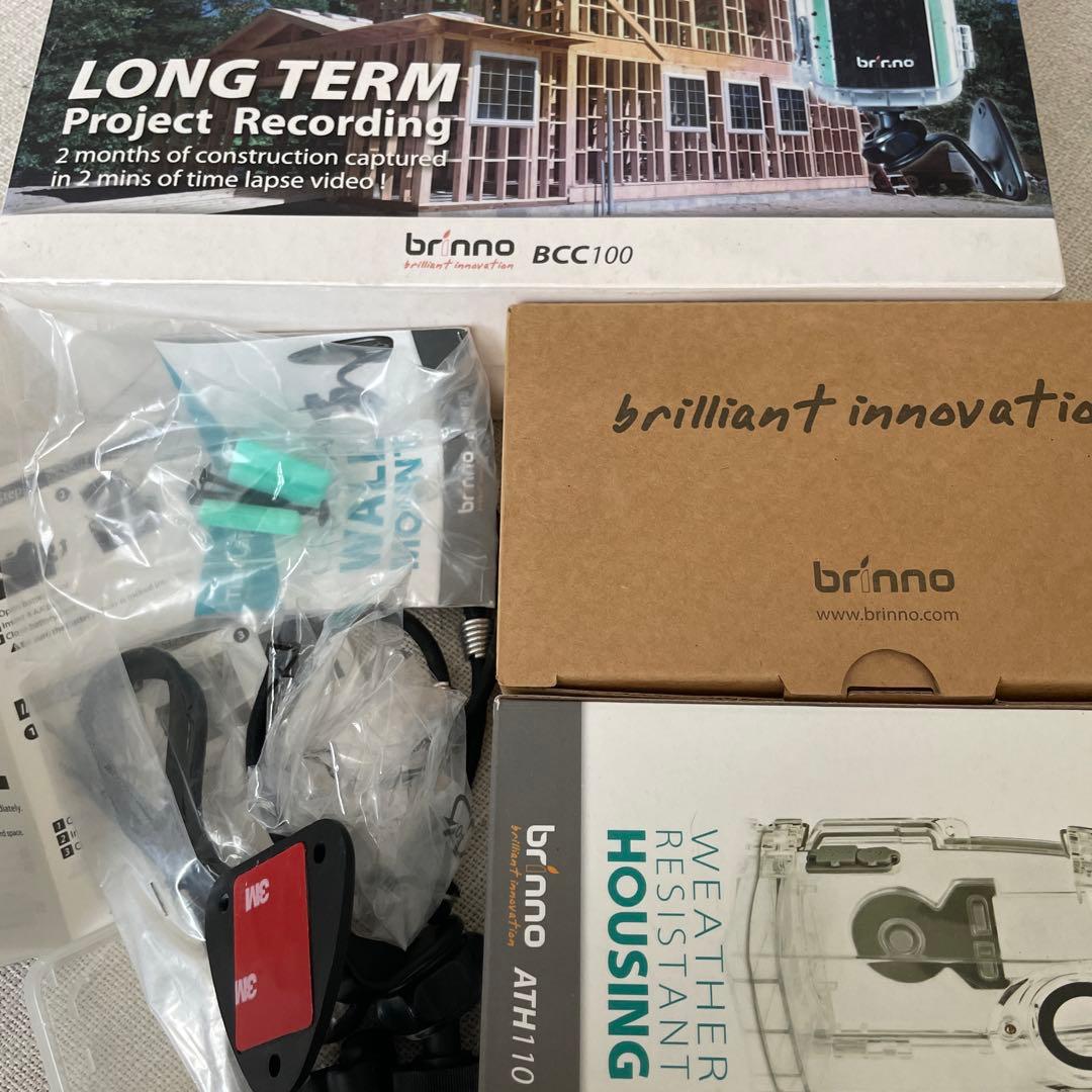 【希少】brinno タイムラプスカメラ TLC200f1.2 飛沫防水ケース付