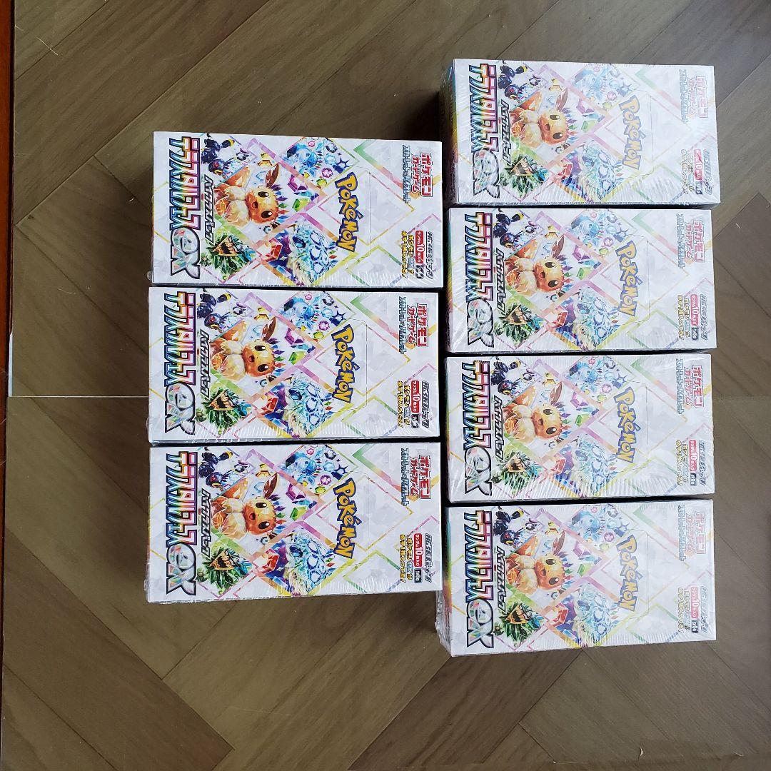 ポケモンカードゲーム テラスタルフェスex7BOXシュリンク付き。