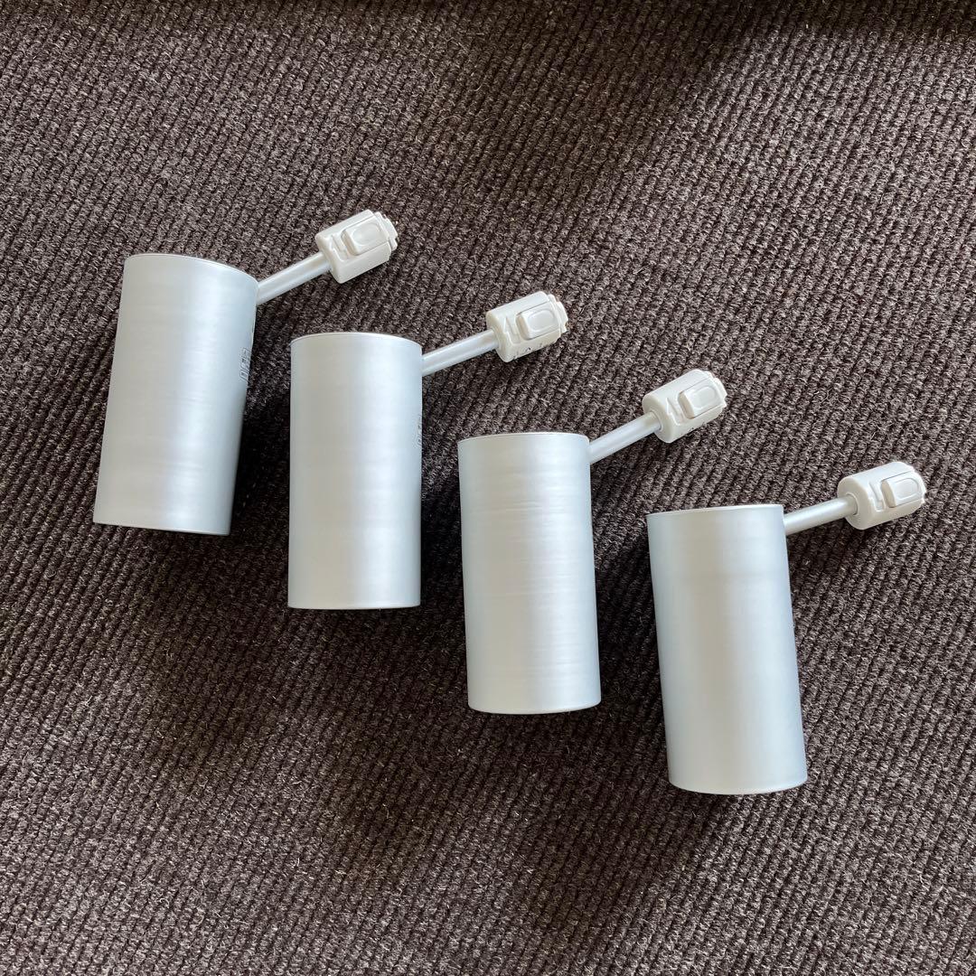 無印良品 システムライト160cm・アルミスポットライト4灯セット（電球なし）