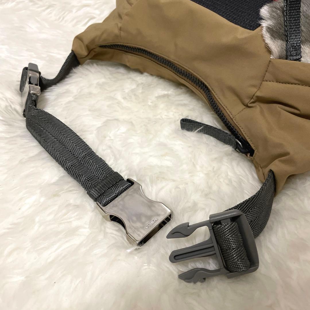 PRADA sport デザインバッグ　リアルファー　fur mix 00s
