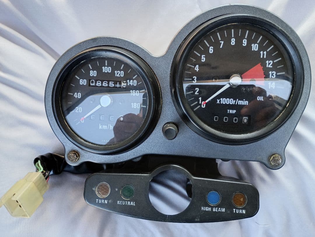 ゼファー400/初期型・メーター