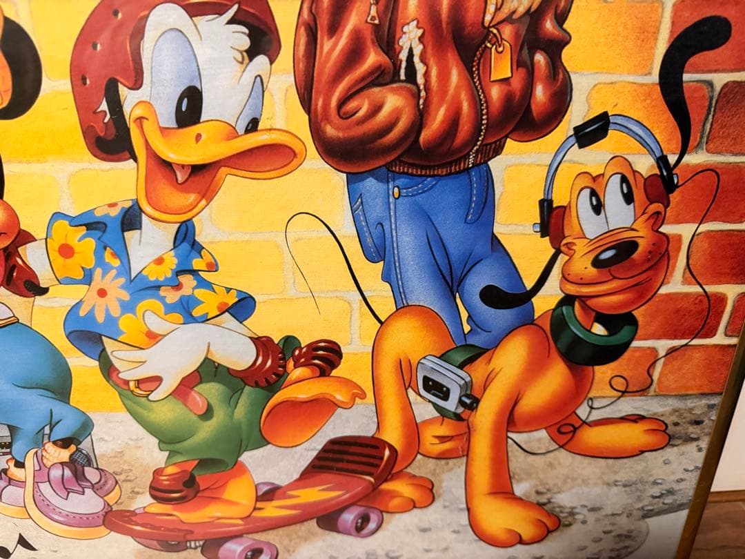ビンテージ　80s DISNEY ポスター　アートパネル　ディズニー　ミッキー