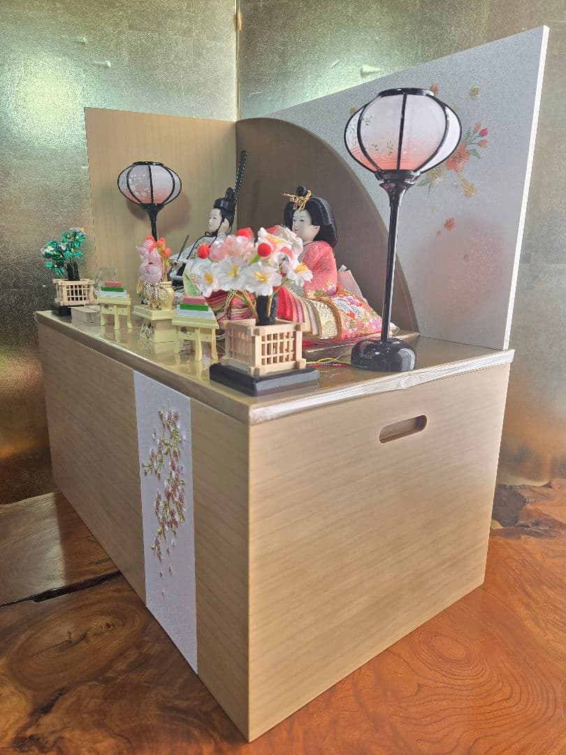 【一点限り】雛人形 収納飾り　SH39