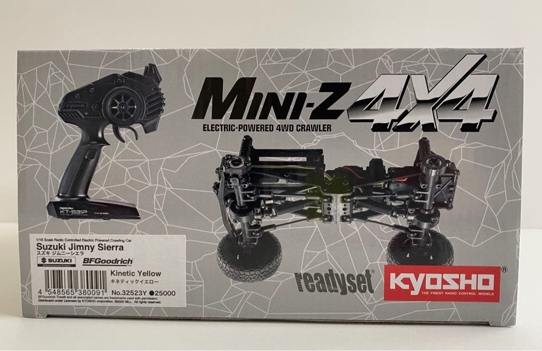 京商 スズキ ジムニーシエラ ミニッツ キネティックイエロー 同カラーミニカー付