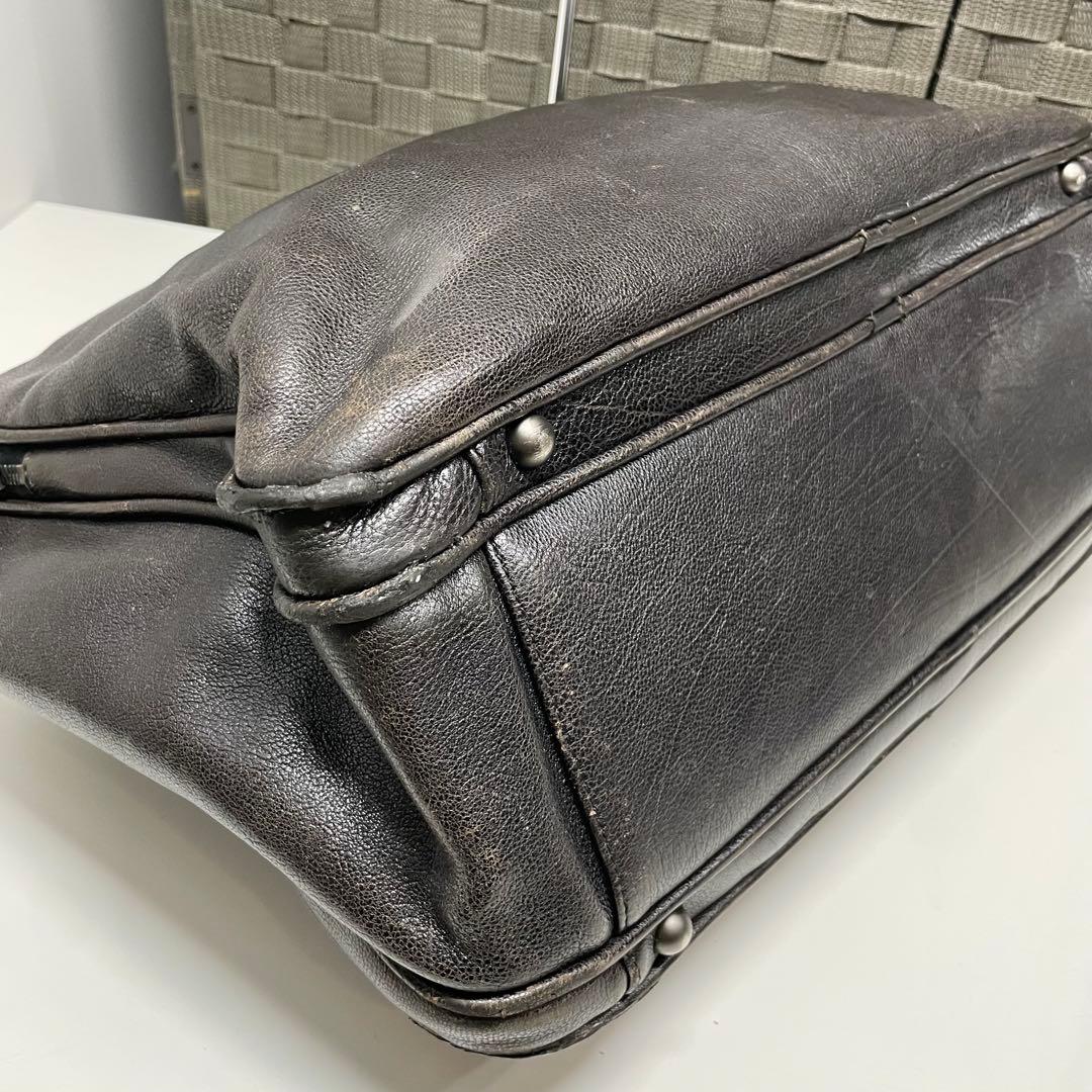 H*a様 BOTTEGA VENETA レザー ビジネスバッグ ブラウン