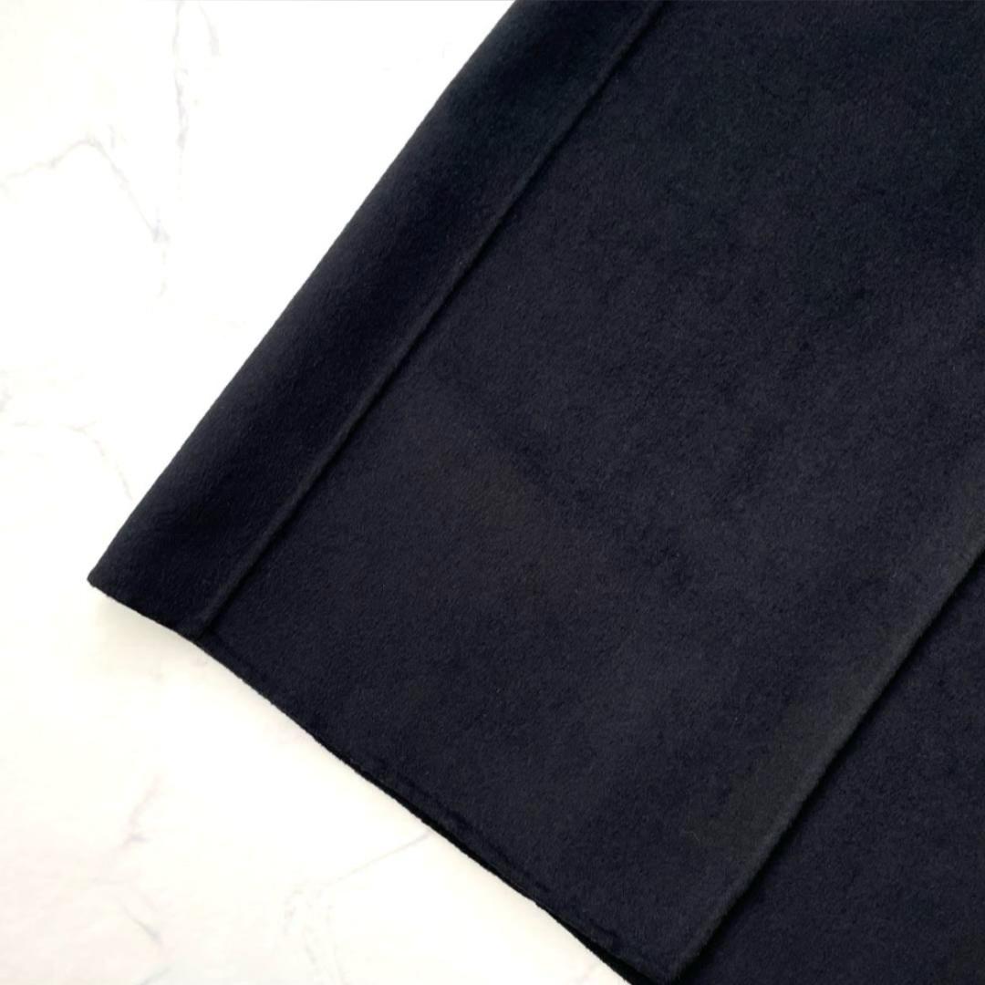 アンプーファム unpeu femme チェスターコート ウール ブラック F