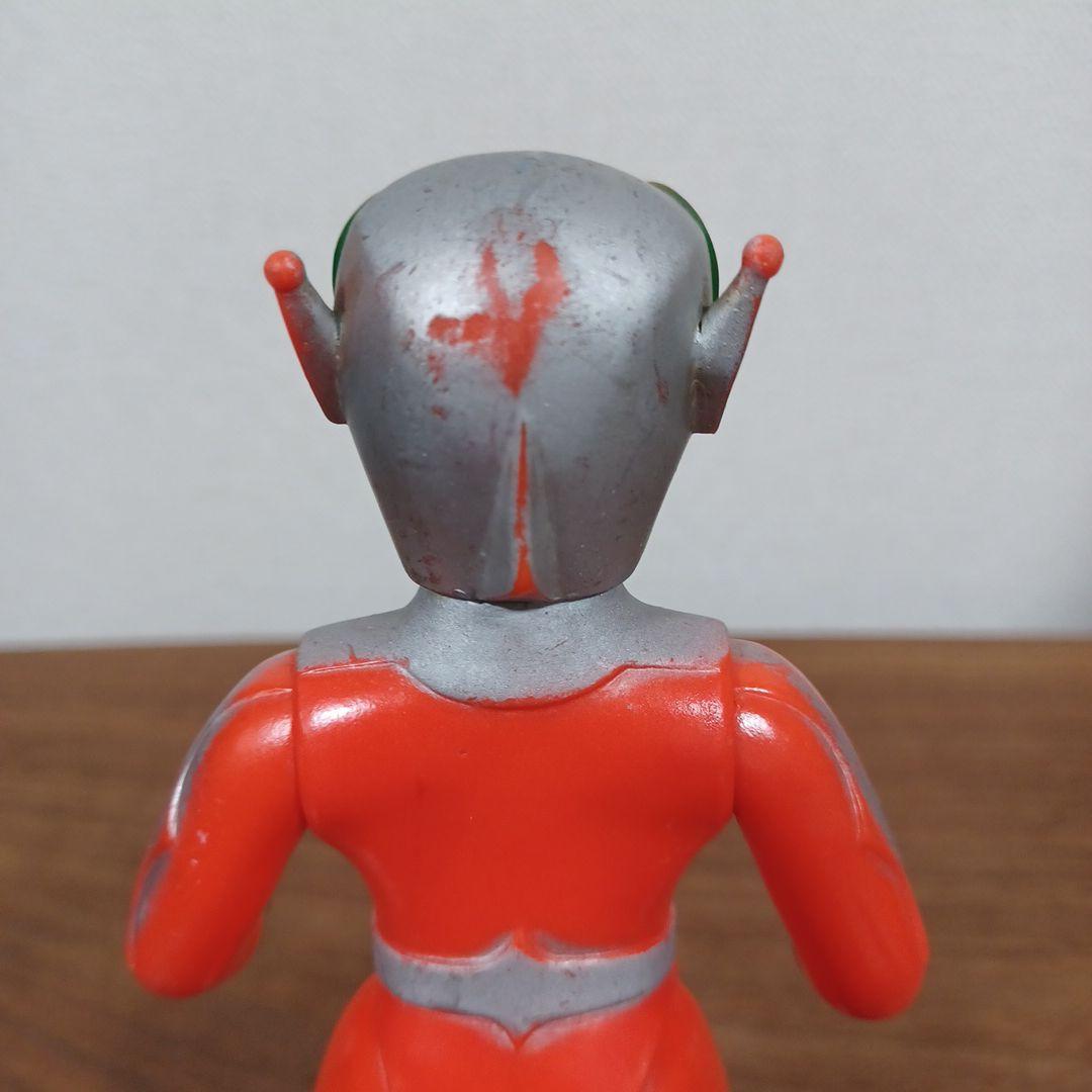 当時ものポピー製「ファイヤーマン」朱赤の超希少ソフビフィギュア