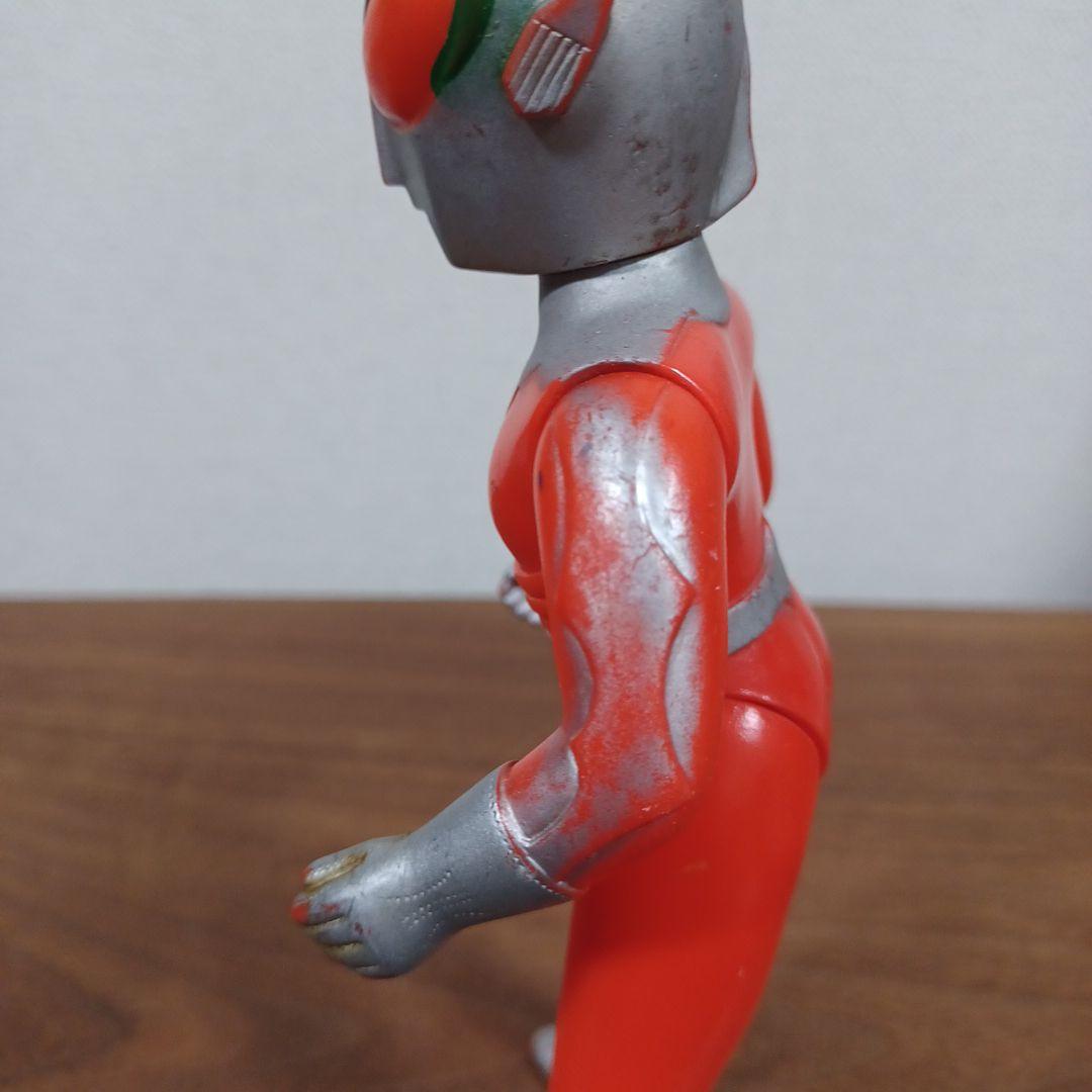 当時ものポピー製「ファイヤーマン」朱赤の超希少ソフビフィギュア