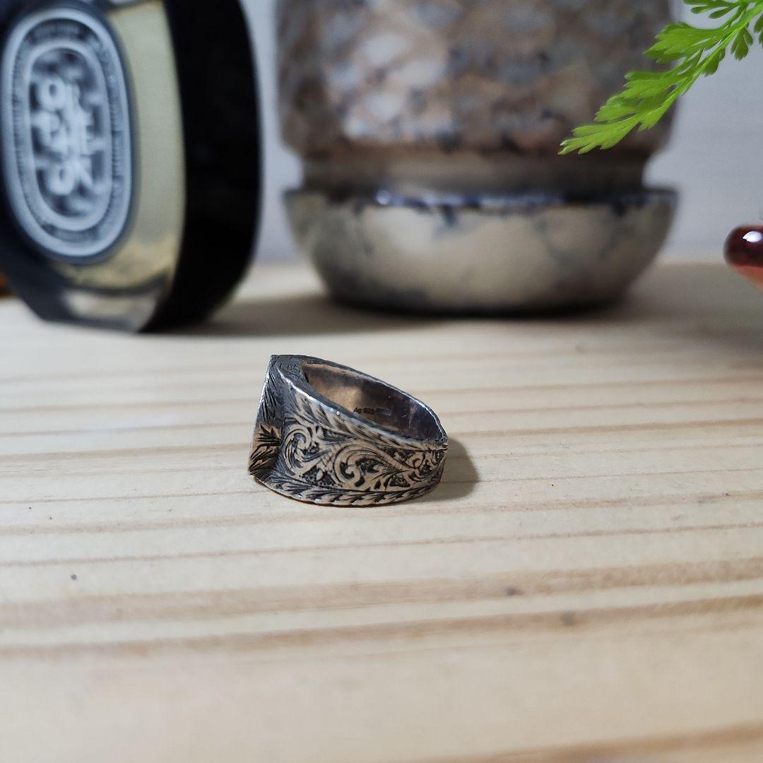 定価51700円 GUCCI リング　アラベスク　インターロッキング　シルバー