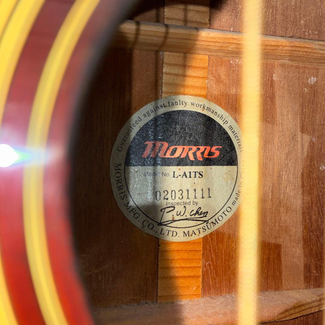 調整済み　Morris（モーリス）　ミニサイズ　ギター　L-A1TS