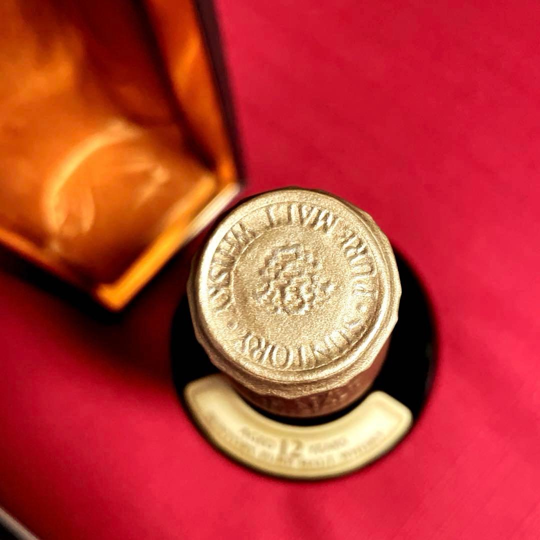 旧ラベル　山崎 12年 ピュアモルト ウイスキー 750mL サントリー