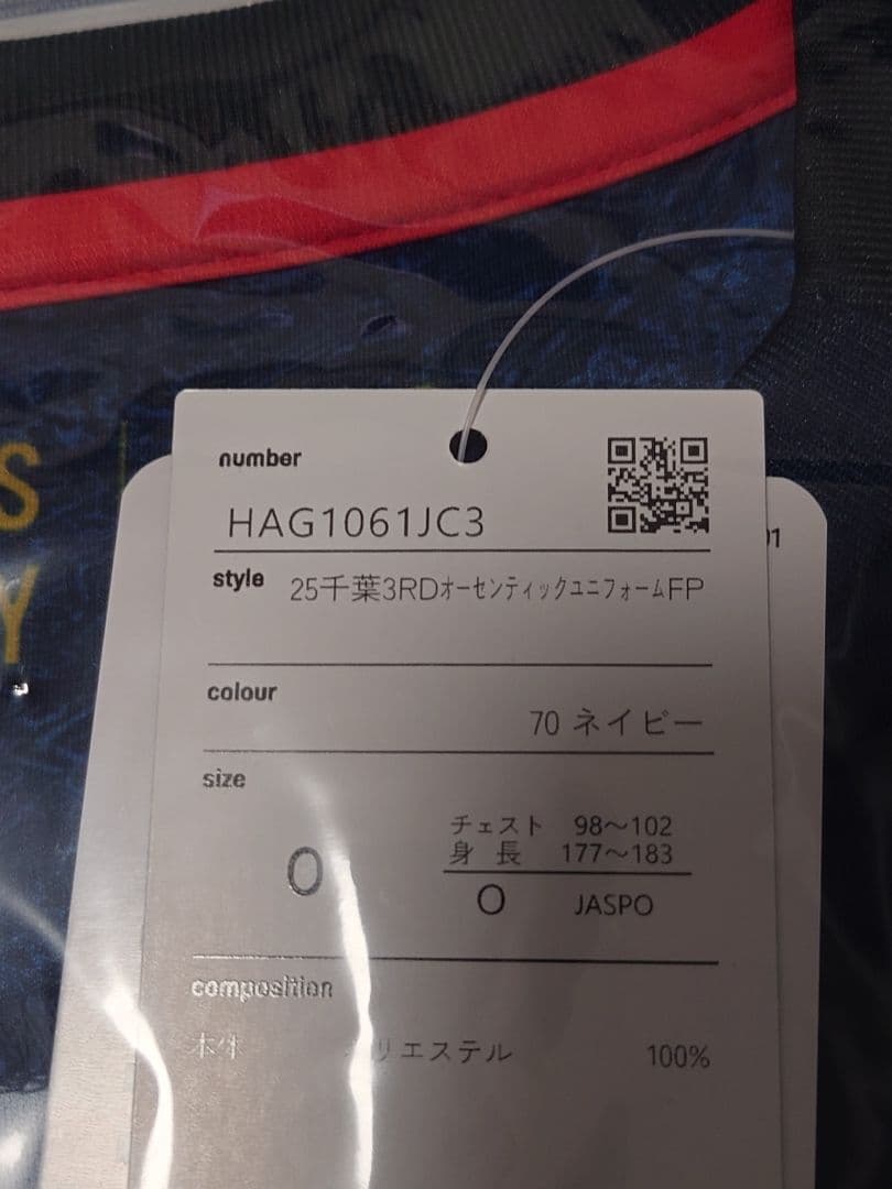 2025 ジェフユナイテッド市原・千葉 3RD 半袖 FP ユニフォーム O