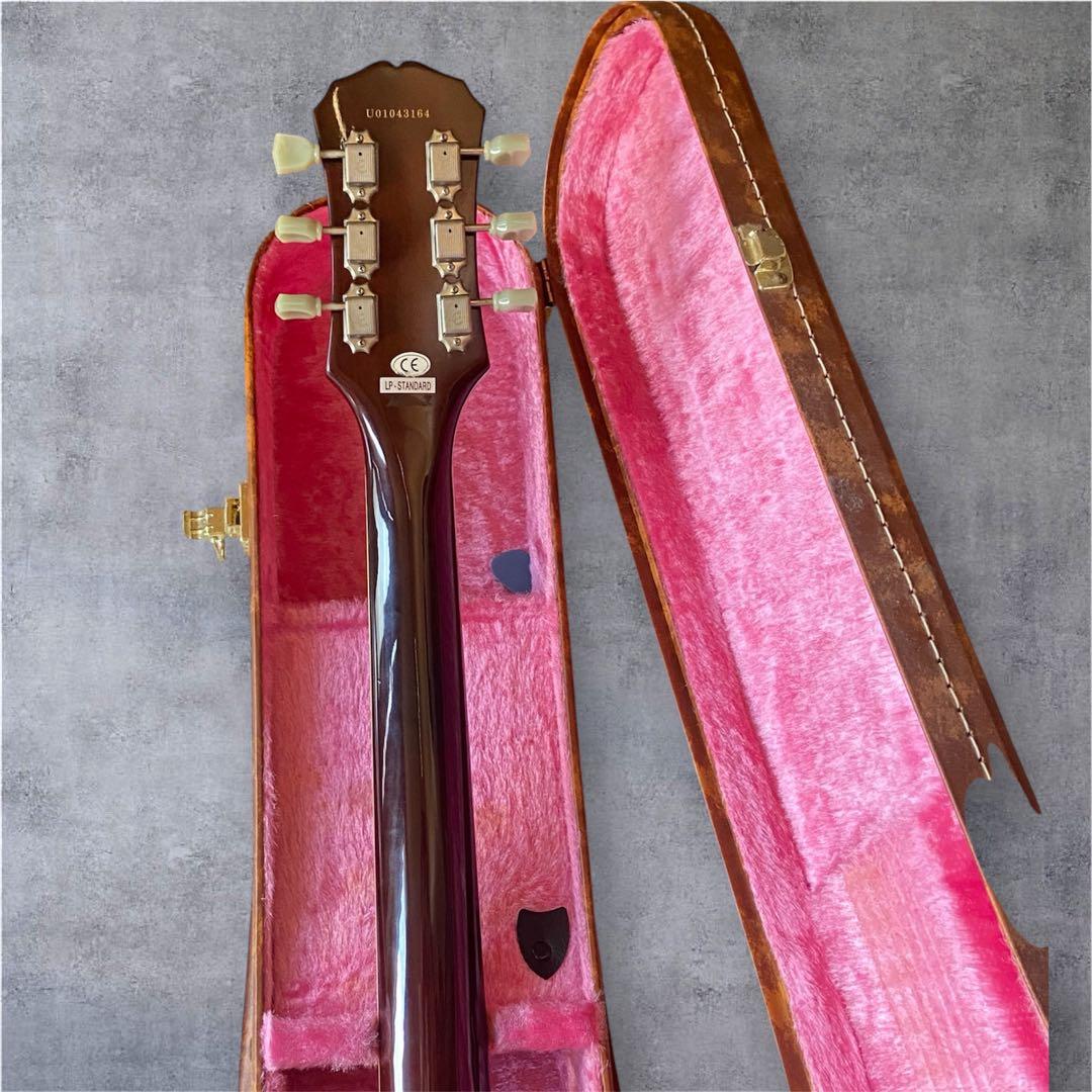 エピフォン　レスポール　スタンダードモデル　ギブソン　エレキギター　ケース付き