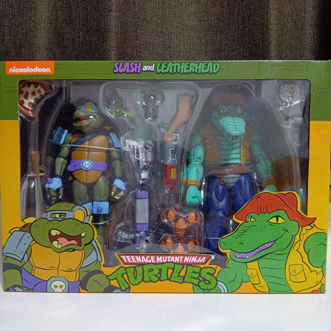 ネカ　ミュータント　タートルズ　スラッシュ　レザーヘッド　neca TMNT