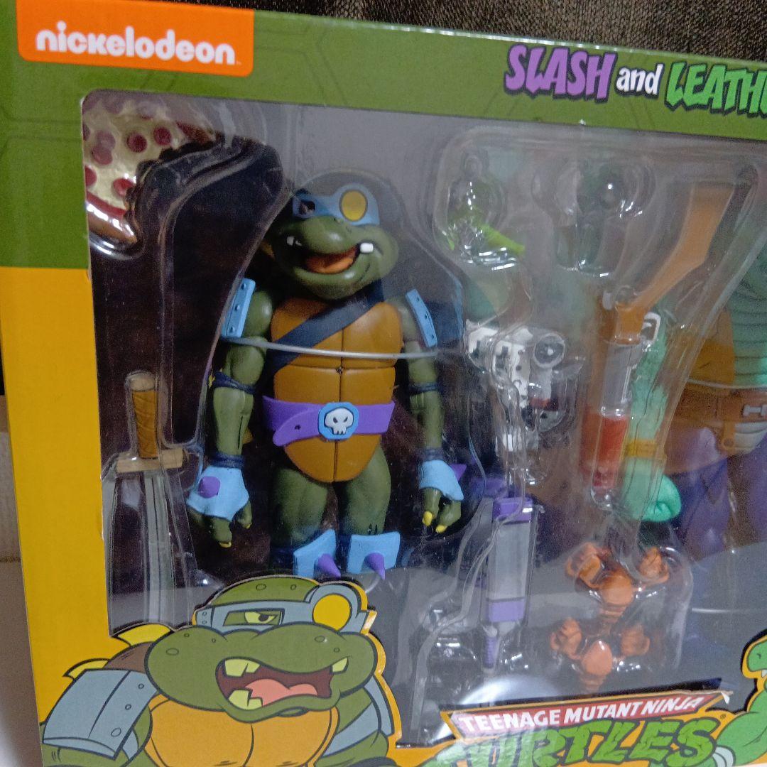 ネカ　ミュータント　タートルズ　スラッシュ　レザーヘッド　neca TMNT